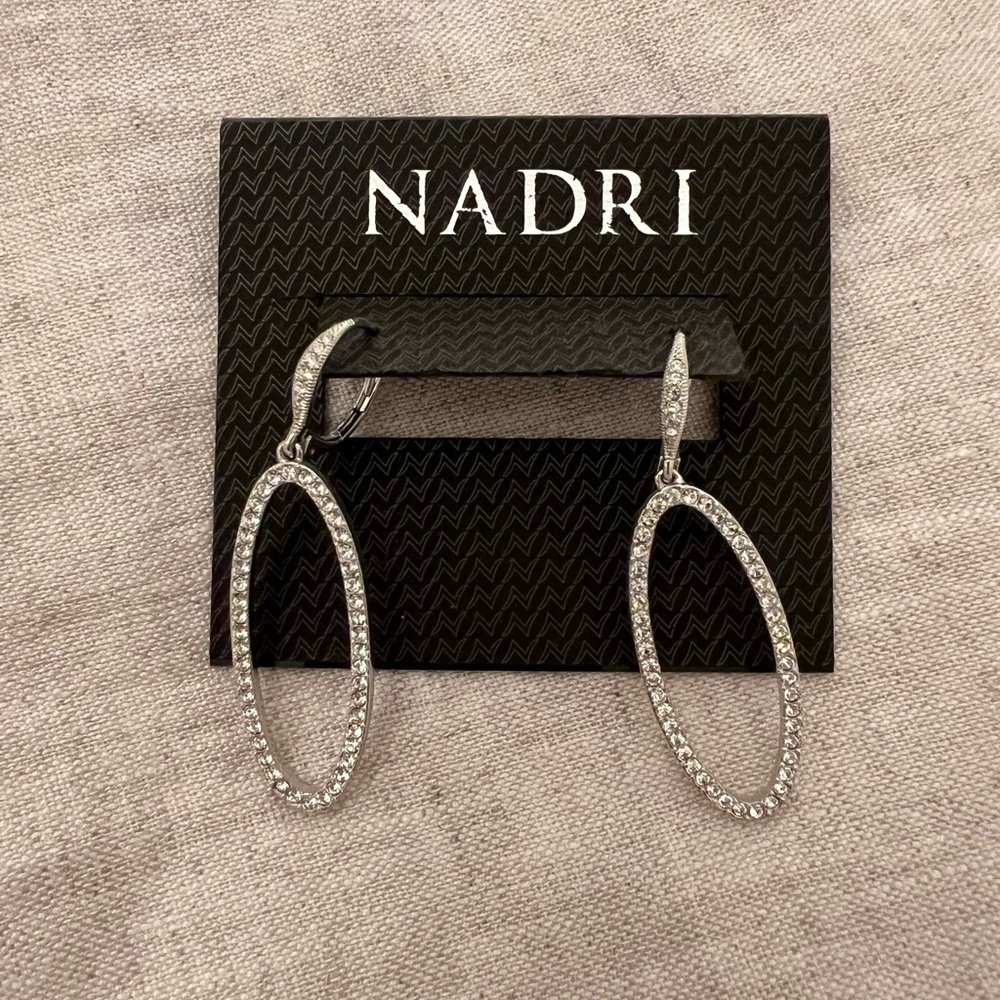 Sparkle hoop earrings